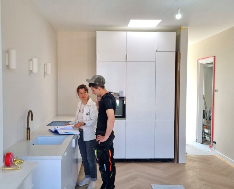 Samen het ontwerp doornemen