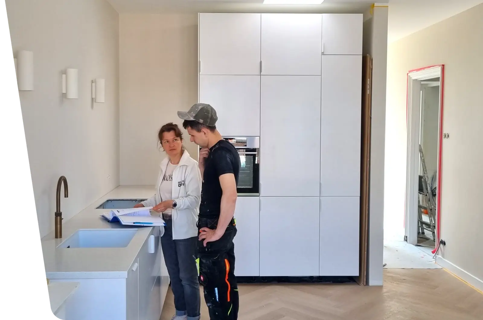 Plattegronden en materiaalkeuze voor een renovatie